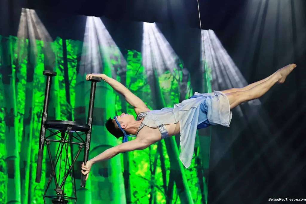 Beijing's Most Thrilling Night Out | Red Theatre Acrobatics & Motorcycle Globe